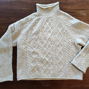 J Crew Women's Wool Knit Turtleneck Sweater